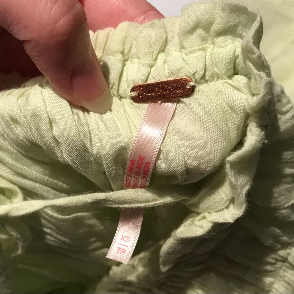 Free People Pale Green Strappy Mini Dress - Picture 8 of 13